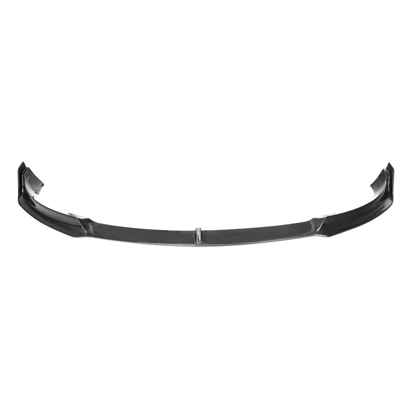 Glossy Black Rear Front Bumper Lip Trim Dry Carbon Fiber V-Style Exterior Accessory for Model Y Front Lip Protector Splitter